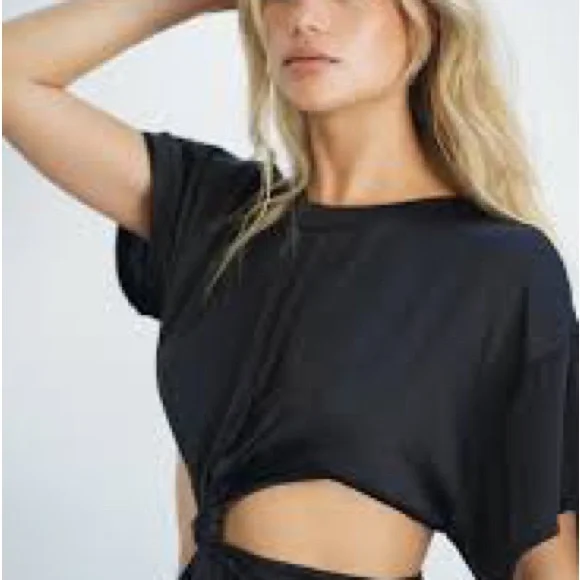 LNA Black Saani Silky Mini Dress Size XS - Picture 5 of 11